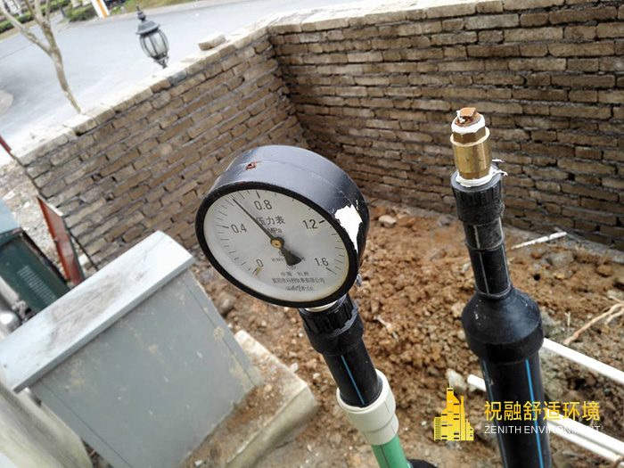 德清格蘭維亞57-101號別墅地源熱泵施工
